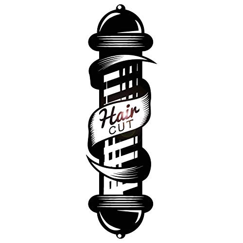 Vinyl Wall Decal Barbershop Haircut Barber Hair Salon Stylist Stickers Large Decor -ig4900- Black 10.5 in X 35 in Vinyl Wall Decal Barbershop Haircut Barber Hair Salon Stylist Stickers Large Decor -ig4900- Black 10.5 in X 35 in