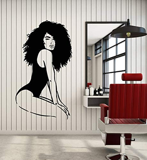 Vinyl Wall Decal African Beauty Sexy Body Black Lady Spa Salon Stickers Mural Large Decor -g2739- Black Vinyl Wall Decal African Beauty Sexy Body Black Lady Spa Salon Stickers Mural Large Decor -g2739- Black