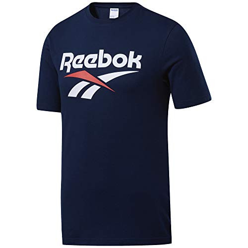 Reebok Classic Vector Tee- Collegiate Navy- Large
