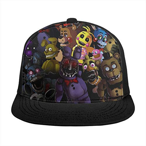 Five Nights at Freddy's Cap Unisex's Adjustable Snapback Hats Baseball Cap Trucker Hat Five Nights at Freddy's Cap Unisex's Adjustable Snapback Hats Baseball Cap Trucker Hat