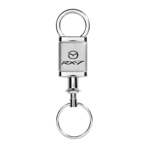 Mazda Logo RX-7 Silver Valet Key Chain