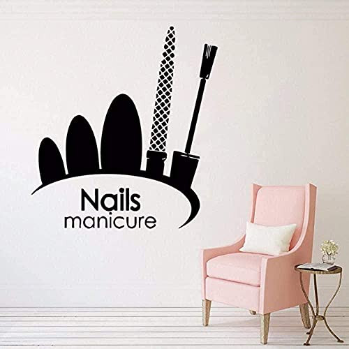 42X46Cm Wall Window Sticker Nail Art Mural Nail Art Shop Decoration Nail Art Manicure Logo Vinyl Wall Sticker Beauty Salon Sticker 42X46Cm Wall Window Sticker Nail Art Mural Nail Art Shop Decoration Nail Art Manicure Logo Vinyl Wall Sticker Beauty Salon Sticker