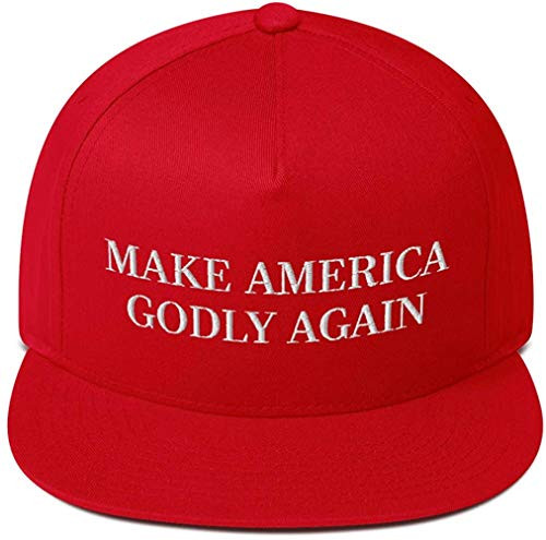 OTK Hat for Men and Women Make America Godly Again Embroidered Snapback Flat Bill Snapback Cap
