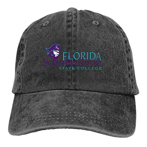 Ali Yee Florida Southwestern State College Logo Trucker Cap Durable Baseball Cap-Adjustable Dad Hat Your Best Hat Black