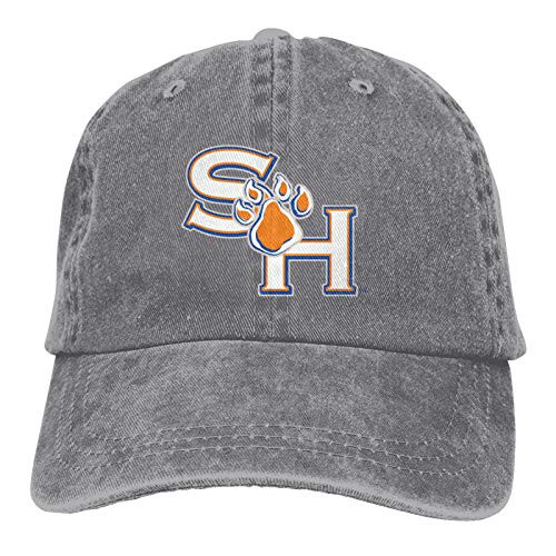 Sam Houston State University Logo Trucker Cap Durable Baseball Cap-Adjustable Dad Hat Your Best Hat Gray