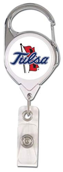 University of Tulsa Golden Hurricane Premium Badge Reel Id Holder