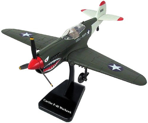 New Ray, WW II, 1:48 scale, Curtiss P-40 Warhawk, plastic model