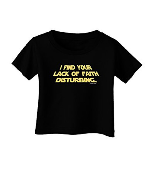 TOOLOUD Lack of Faith Infant T-Shirt Dark Black - 18Months