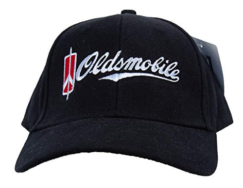 A and E Designs Oldsmobile Hat Embroidered Black Cap