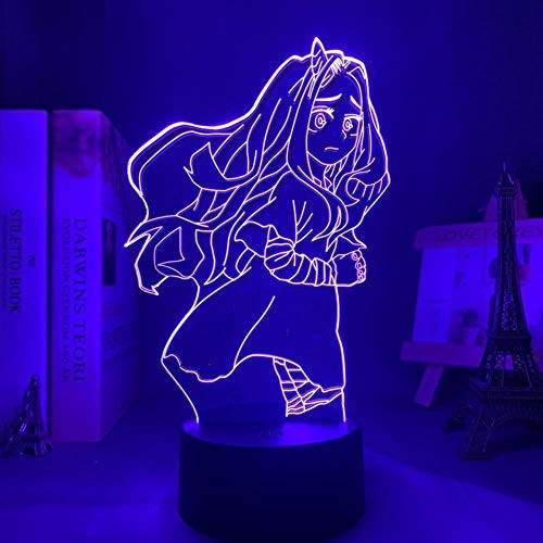 3D Night Light Desk Lamp Illusion Anime Stuff Anime My Hero Academia Eri Led Night Light Lamp for Bedroom Decoration Birthday Gift Eri 3D Lamp 7 Color Changing Touch WIWIWI HOICHAN