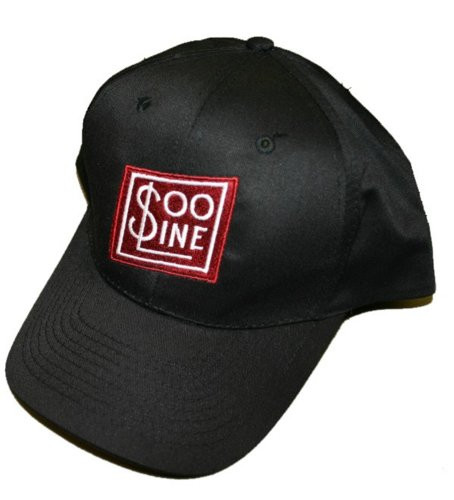 Daylight Sales Soo Line Railroad Embroidered Hat -hat38- Black