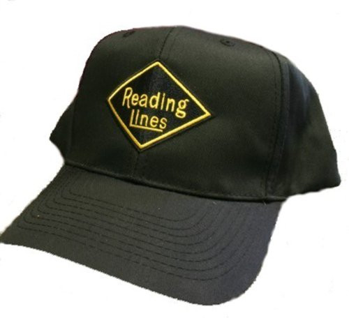 Daylight Sales Reading Lines Railroad Embroidered Hat -hat40- Black