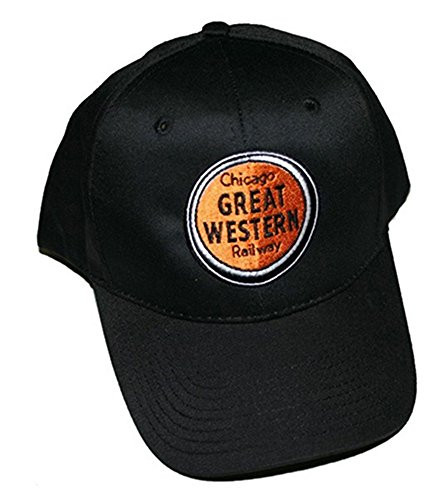 Daylight Sales Chicago Great Western Railway Embroidered Hat -hat82- Black