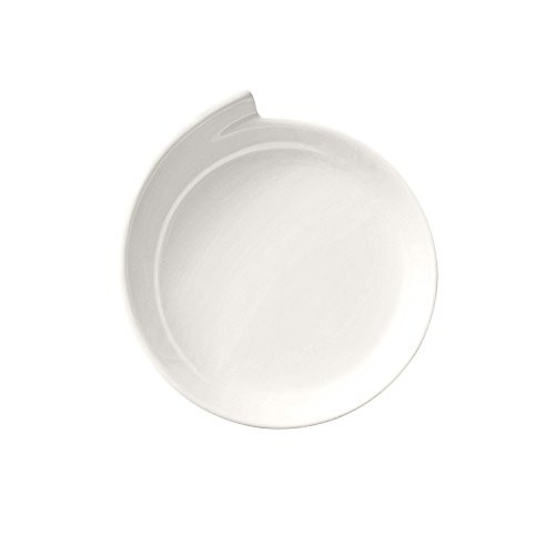 Villeroy  and  Boch New Wave Large Round Dinner Plate- 11.75 in- Premium Porcelain- White