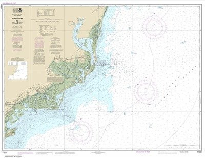 Synthetic Media NOAA Chart 11531- Winyah Bay to Bulls Bay