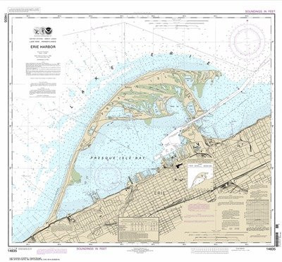 Synthetic Media NOAA Chart 14835- Erie Harbor