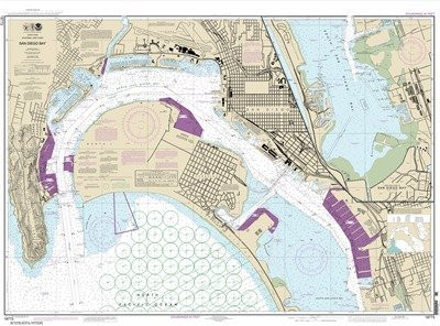 Synthetic Media NOAA Chart 18773- San Diego Bay