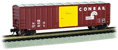 Bachmann Trains - ACF 50'-6inch Outside BRACED Sliding Door Box CAR -Conrail - N Scale Bachmann Trains - ACF 50'-6inch Outside BRACED Sliding Door Box CAR -Conrail - N Scale