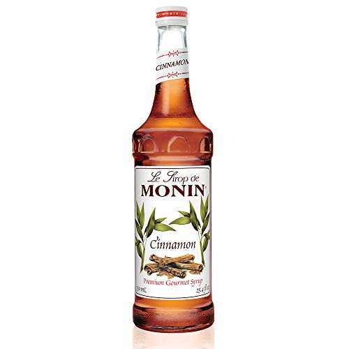 Monin - Cinnamon Syrup, Sweet and Spicy Taste of Cinnamon, Versatile Flavor, Natural Flavors, Great for Coffees, Cocoas, Ciders, and Cocktails, Vegan, Non-GMO, Gluten-Free (750 ml) Monin - Cinnamon Syrup, Sweet and Spicy Taste of Cinnamon, Versatile Flavor, Natural Flavors, Great for Coffees, Cocoas, Ciders, and Cocktails, Vegan, Non-GMO, Gluten-Free (750 ml)