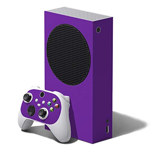 POPPIN PURPLE Vinyl Decal Mod Kit for Microsoft Xbox Series S -XBS- console by System Skins
