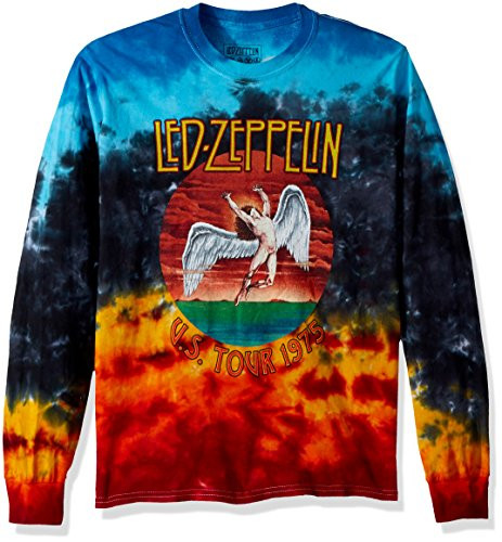 Liquid Blue Men's Icarus 1975 Long Sleeve T-Shirt- Tie Dye- XX-Large