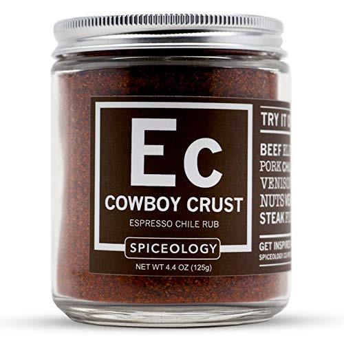 Cowboy Crust - Spiceology Espresso Chile BBQ Rub - Steak Seasoning - 4.4 ounces