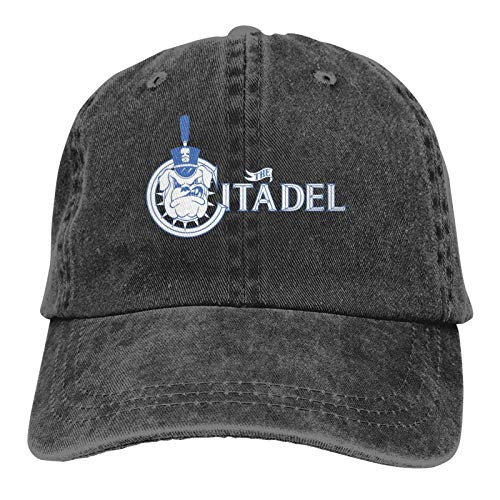 RUIHGK The Citadel Bulldogs Denim Cap Adjustable Casquettes Baseball Cowboy Hat