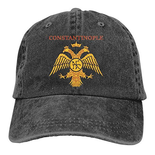 RUIHGK Constantinople Eastern Roman Empire Byzantine Denim Cap Adjustable Casquettes Baseball Cowboy Hat