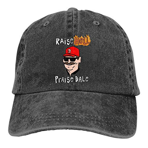 RUIHGK Raise Hell Praise Dale Trucks Denim Cap Adjustable Casquettes Baseball Cowboy Hat