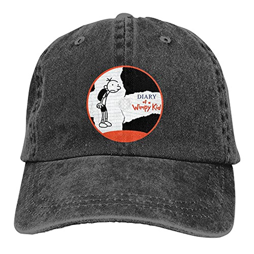 SHGDI Diary of a Wimpy Kid Adjustable Unisex Women's Mens Denim Cap Baseball Cap