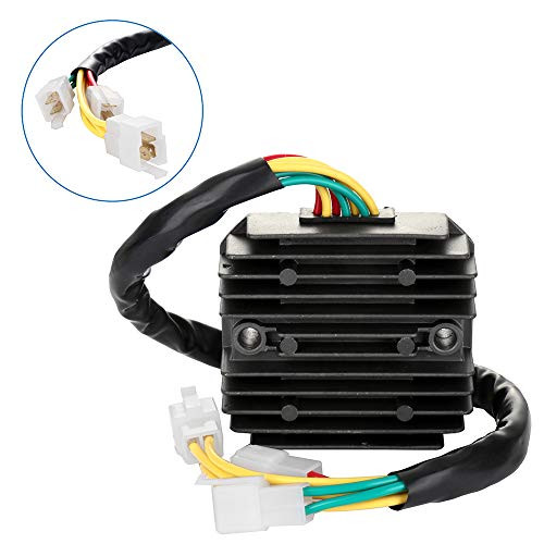 ECCPP Voltage Regulator Rectifier Fit for 1998 Honda Shadow 1100 1998-2001 Honda Shadow ACE 1100 1998-2000 Honda Shadow Aero 1100 31600-MAA-000 31600-MAA-A10Rectifier Regulator