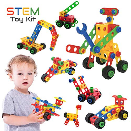 STEM Toys Kit, 75 PCS Educational Construction Engineering Building Blocks Learning Set for Ages 3, 4, 5, 6, 7 Year Old Boys & Girls by Brickyard | Best Toy Gift| Creative Games & Fun Activities STEM Toys Kit, 75 PCS Educational Construction Engineering Building Blocks Learning Set for Ages 3, 4, 5, 6, 7 Year Old Boys & Girls by Brickyard | Best Toy Gift| Creative Games & Fun Activities