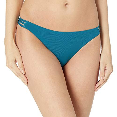 Roxy Junior's Solid Beach Classics Full Bikini Bottom- Ink Blue- S