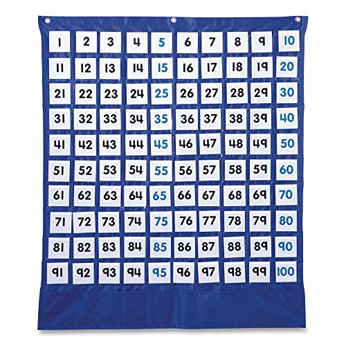 Carson-Dellosa Publishing Pocket Chart- 26inchx26inch- 100/Pkts- Blue