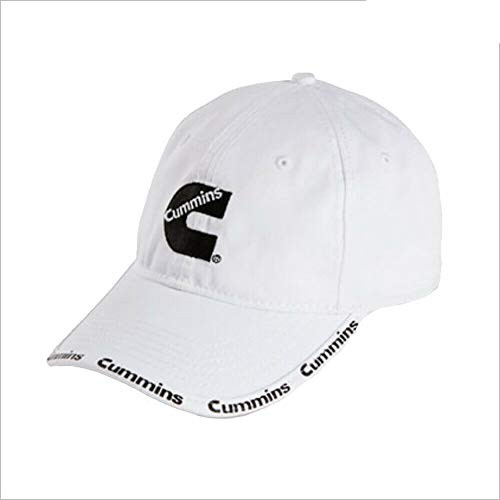 Cummins Diesel Engines Embroidered Black  and  White Whiteout Cap/Hat