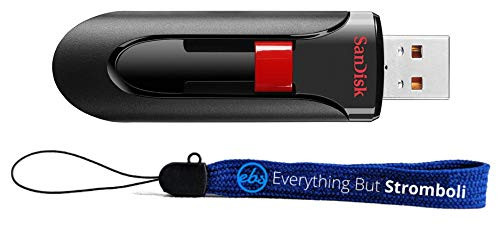 SanDisk 256GB Cruzer Glide USB Flash Drive for Computer and Laptop with 2.0 Type-A Port -SDCZ60-256G-B35- Bundle with 1 Everything But Stromboli Lanyard SanDisk 256GB Cruzer Glide USB Flash Drive for Computer and Laptop with 2.0 Type-A Port -SDCZ60-256G-B35- Bundle with 1 Everything But Stromboli Lanyard