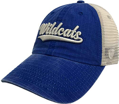 Top of the World Kentucky Wildcats Tow Blue Raggs Mesh Script Logo Snapback Slouch Hat Cap Top of the World Kentucky Wildcats Tow Blue Raggs Mesh Script Logo Snapback Slouch Hat Cap
