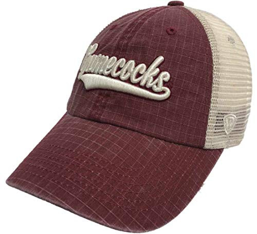 Top of the World South Carolina Gamecocks Tow Garnet Raggs Mesh Script Snapback Slouch Hat Cap Top of the World South Carolina Gamecocks Tow Garnet Raggs Mesh Script Snapback Slouch Hat Cap