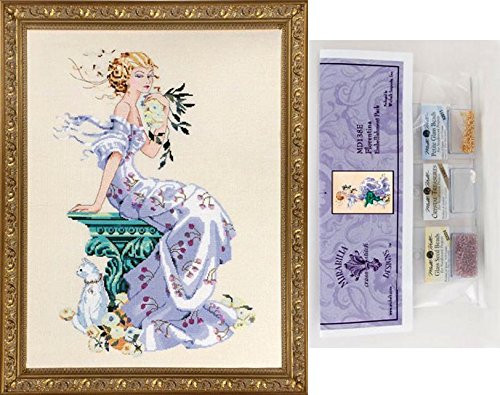 Cross Stitch Chart with Embellishment Pack ~ FLORENTINA