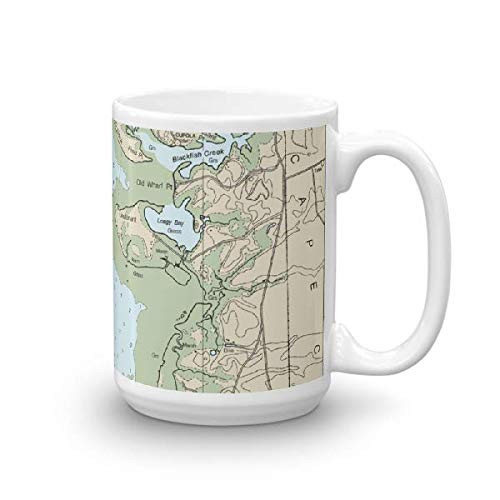 Chart Mugs Wellfleet Harbor- 15oz - NOAA Nautical Charts