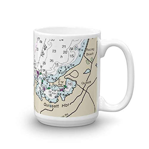 Chart Mugs Quissett Harbor- 15oz - NOAA Nautical Charts