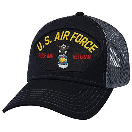 Military Productions US Air Force Gulf War Veteran Mesh Back Cap Black