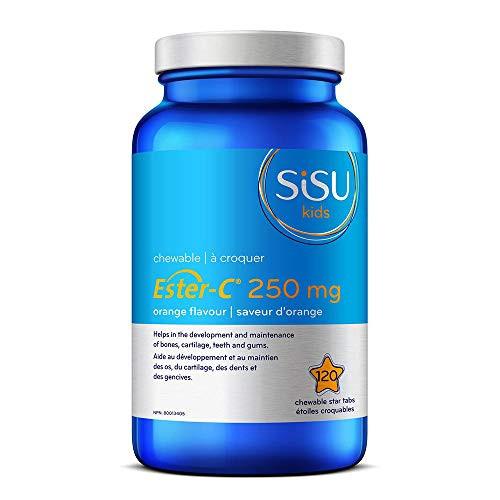 SISU Kids Ester C Star Orange- 120 CT
