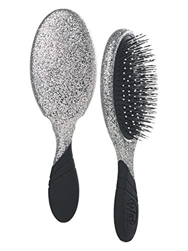 Wet Brush-Pro EasyGrip Pro Detangler Hair Brush- Limited Edition- Sparkle-Silver