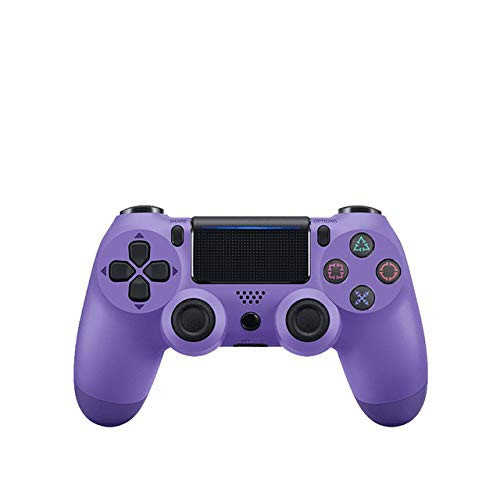 Gamepad Wireless Bluetooth Game Controller joysticks Vibration Gamepads Colorful Wireless joysticks for PS4 Games Console -Purple-