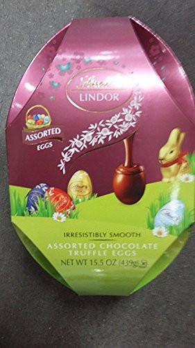 Lindor Egg Box Assorted Lindt Chocolate Truffle Eggs 15.5oz Gift Box