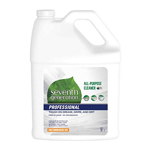 Seventh Generation Professional All-Purpose Cleaner Refill- Free  and  Clear- Unscented- 128 Fl Oz -Pack of 2-