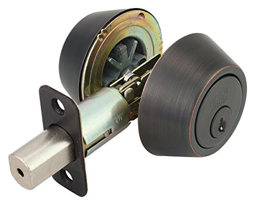 Design House 750760 Pro Double Cylinder Deadbolt, Oil Rubbed Bronze