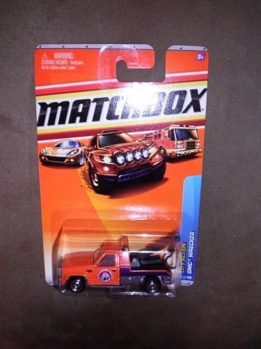 MATCHBOX 2010 CITY ACTION CITY TOWING SERVICE ORANGE GMC WRECKER by Matchbox