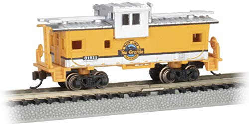 Bachmann Trains - 36 Wide Vision Caboose - Rio Grande 1511 - N Scale Bachmann Trains - 36 Wide Vision Caboose - Rio Grande 1511 - N Scale